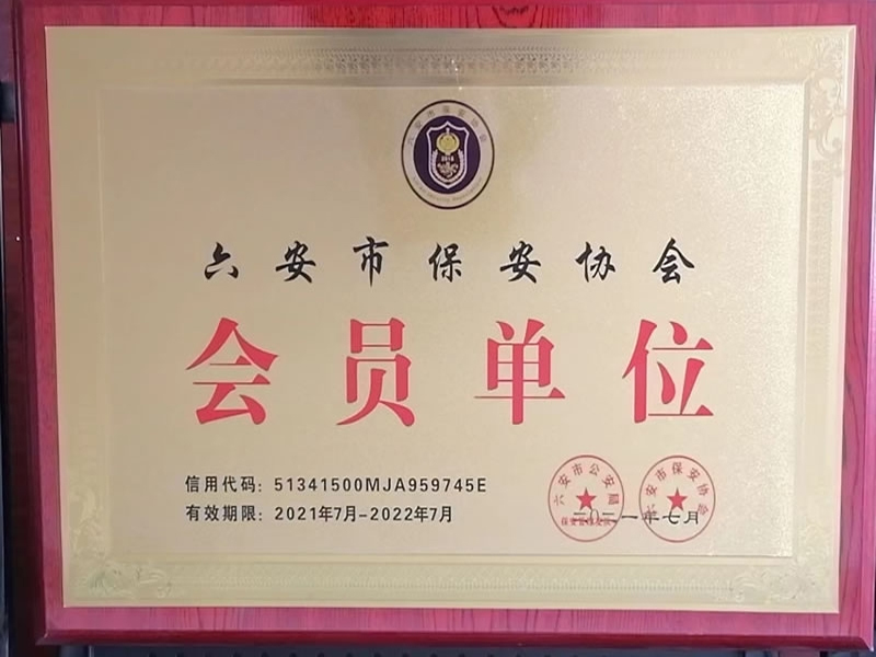 六安市保安协会会员单位
